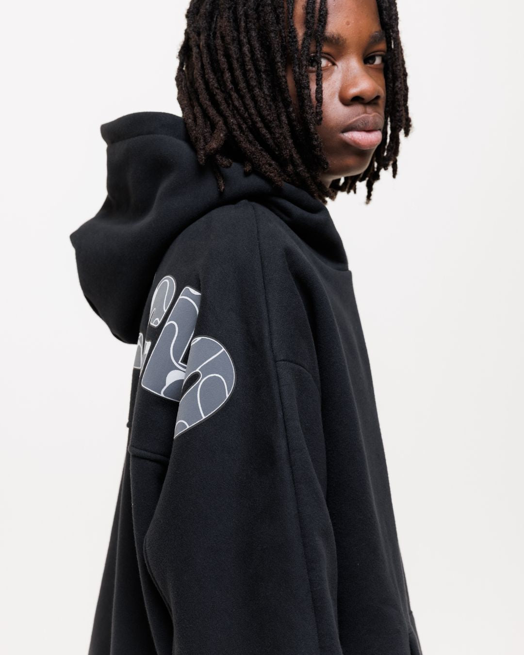 Next Gen Oversized Hoodie - Black