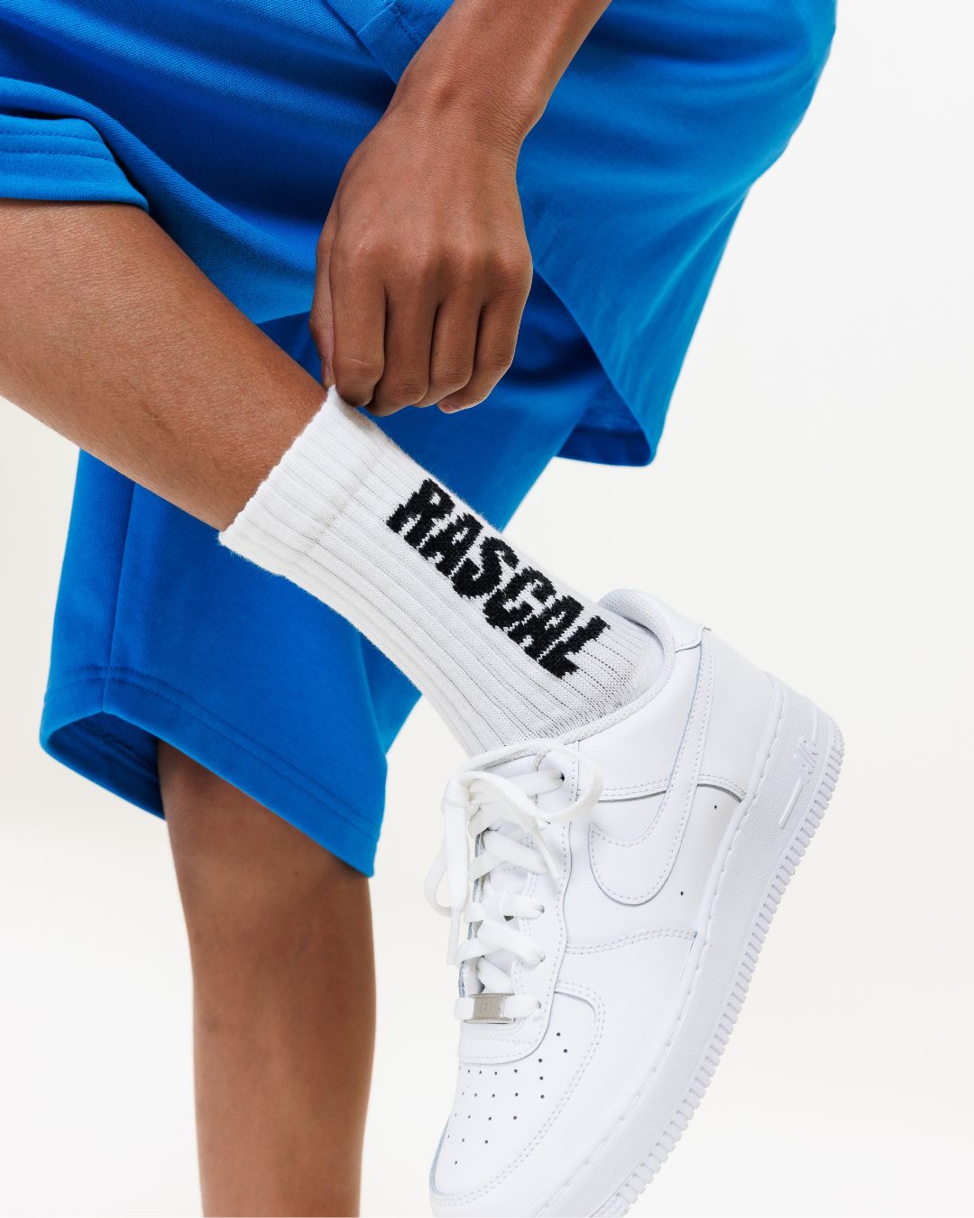 Rascal Logo Socks - White 3 Pack