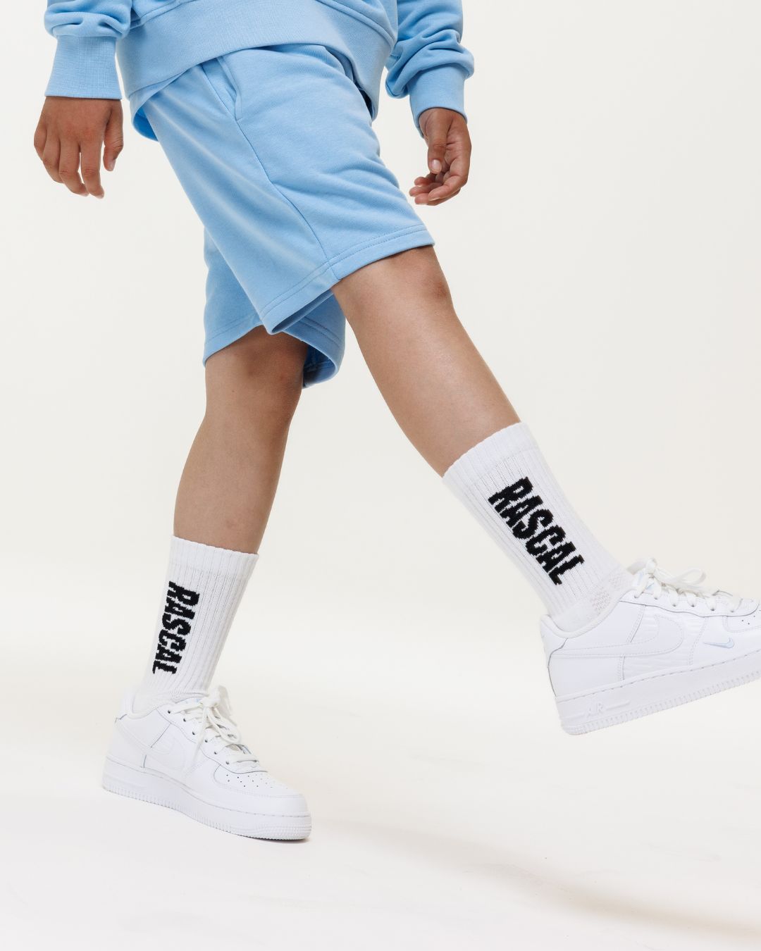 Rascal Logo Socks - White 3 Pack