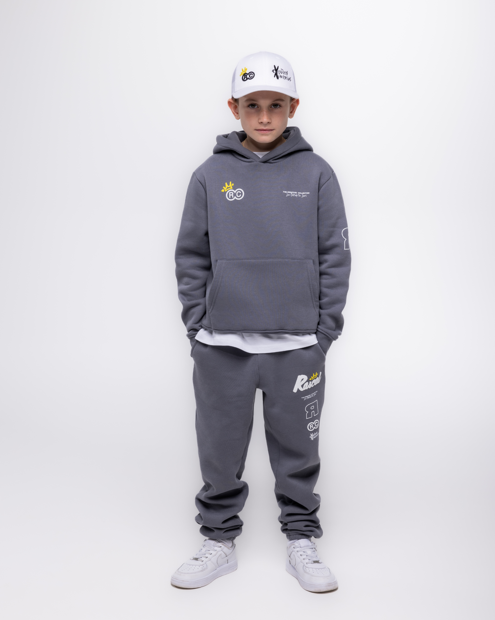 Creator Collection Mesh Trucker Cap - White