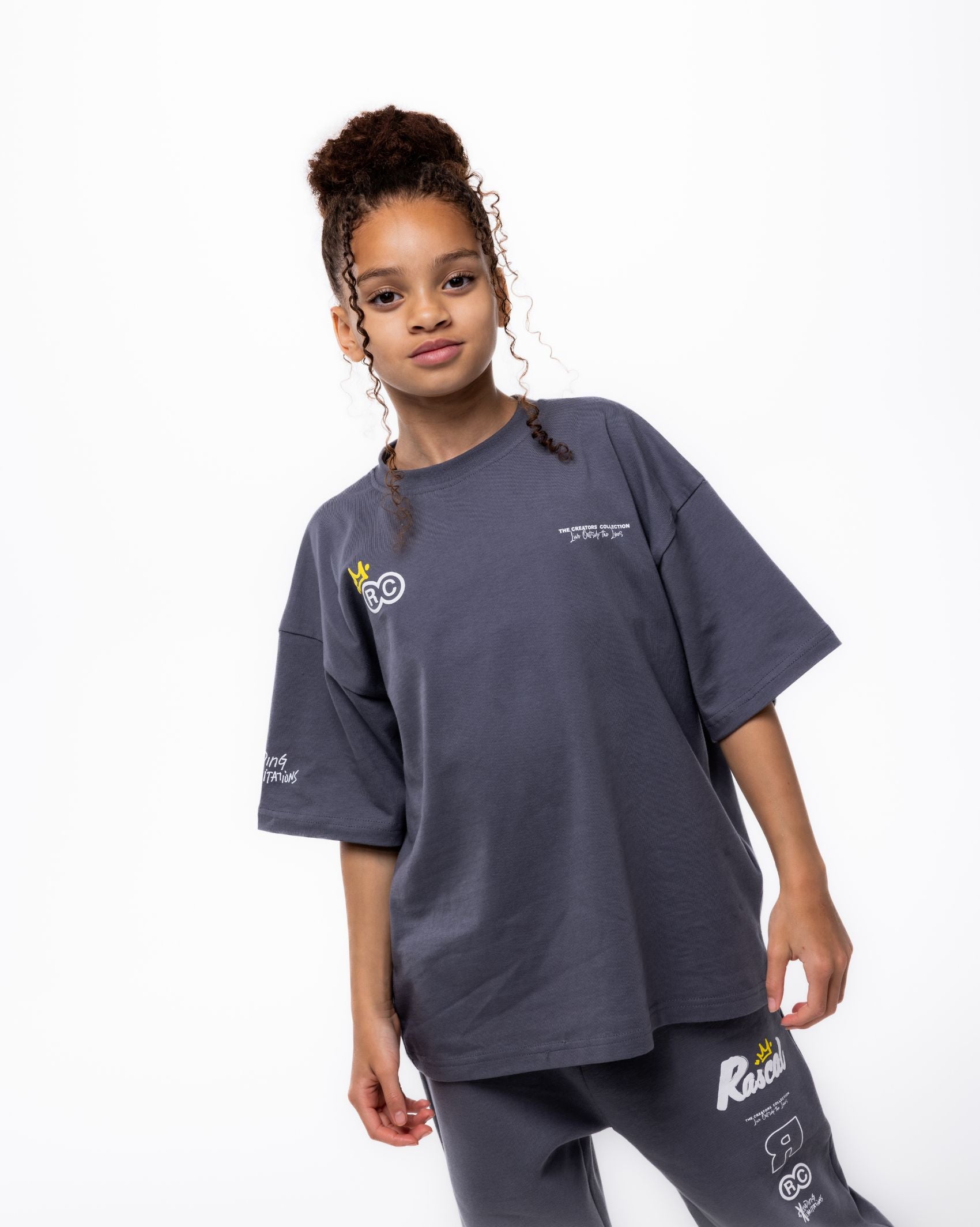 Creators Collection Oversized Tee - Shadow Grey
