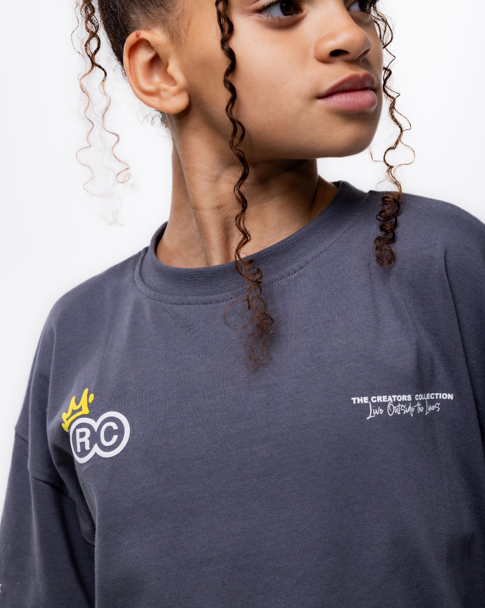 Creators Collection Oversized Tee - Shadow Grey
