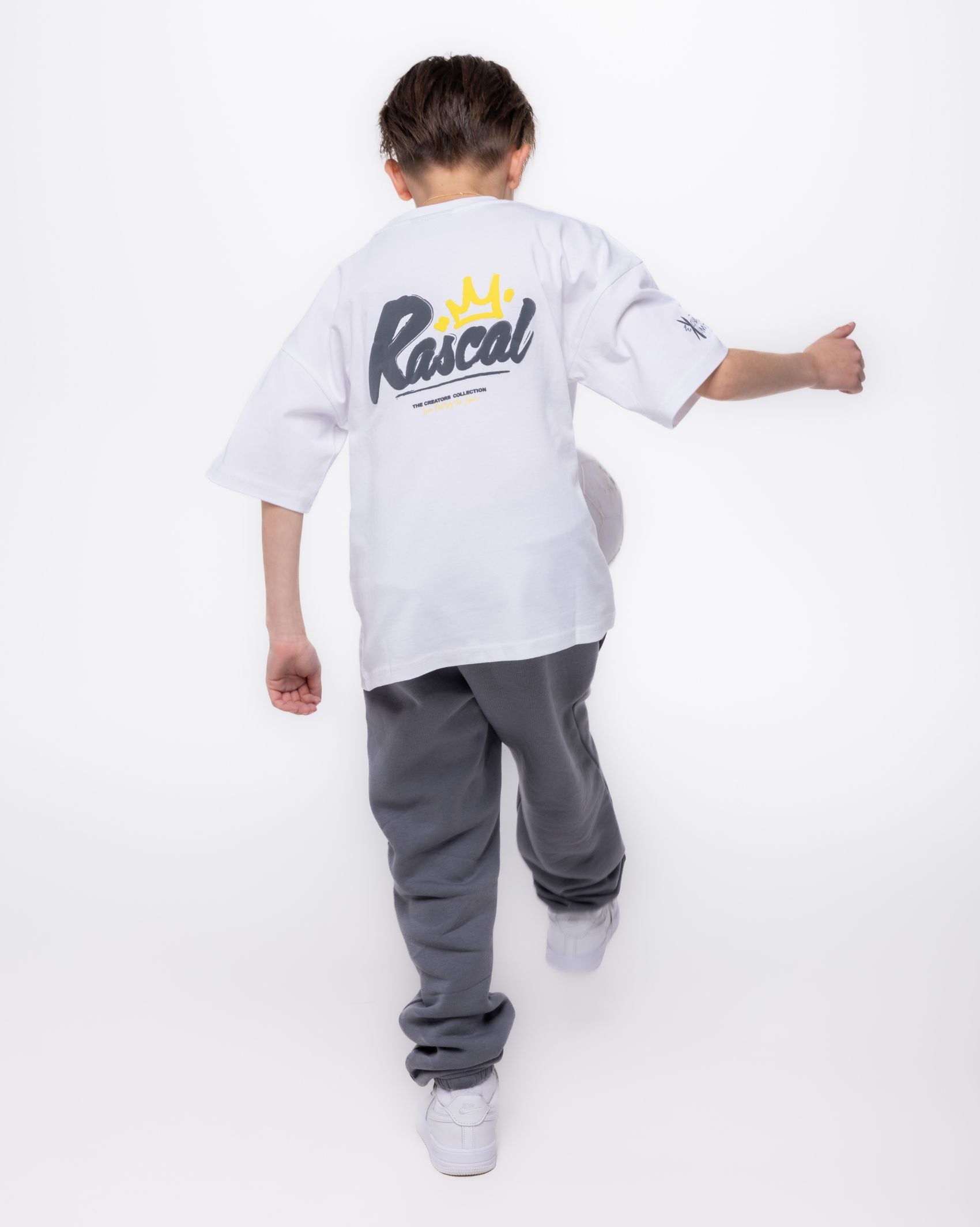 Creators Collection Oversized Tee - White/Grey