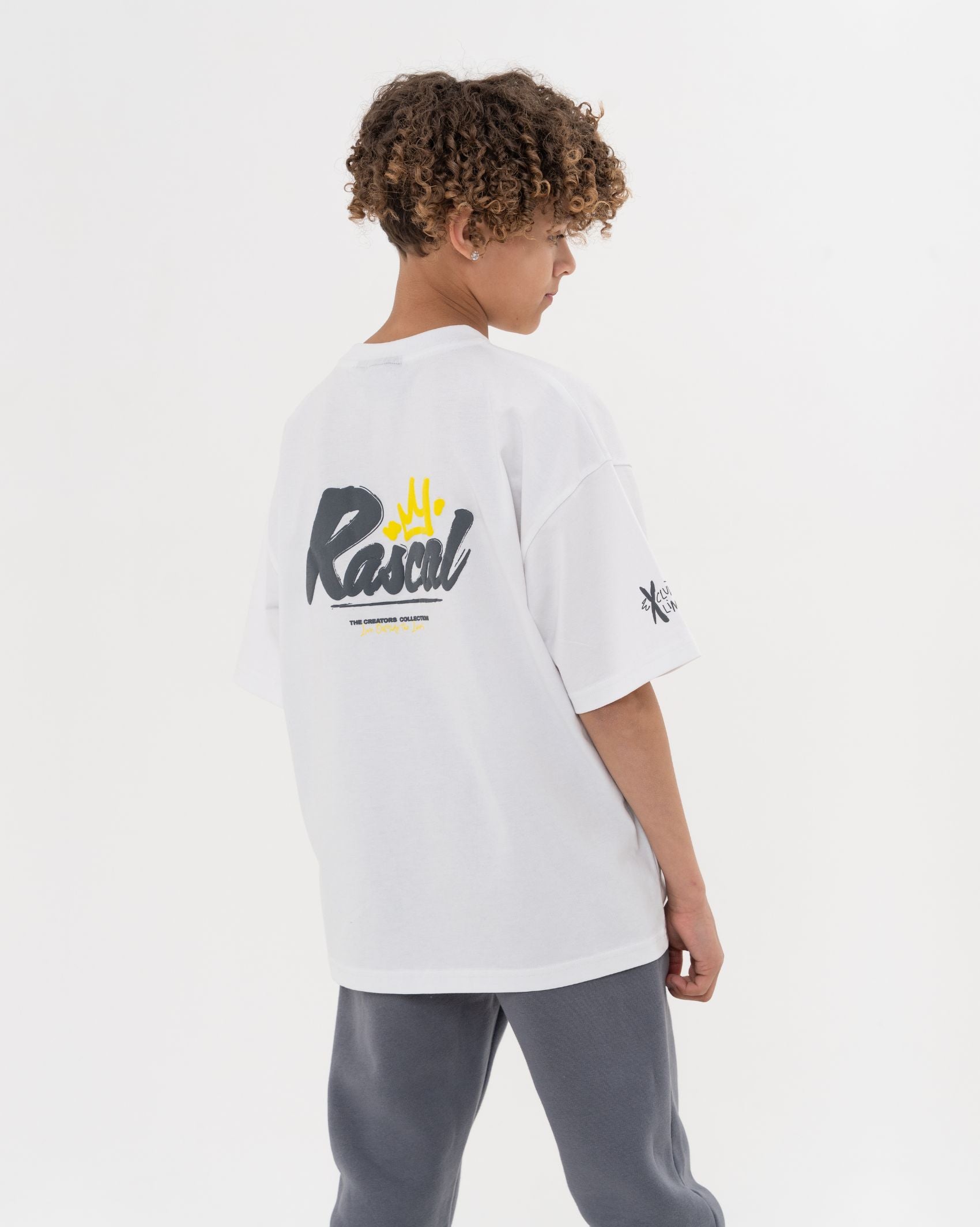 Creators Collection Oversized Tee - White/Grey