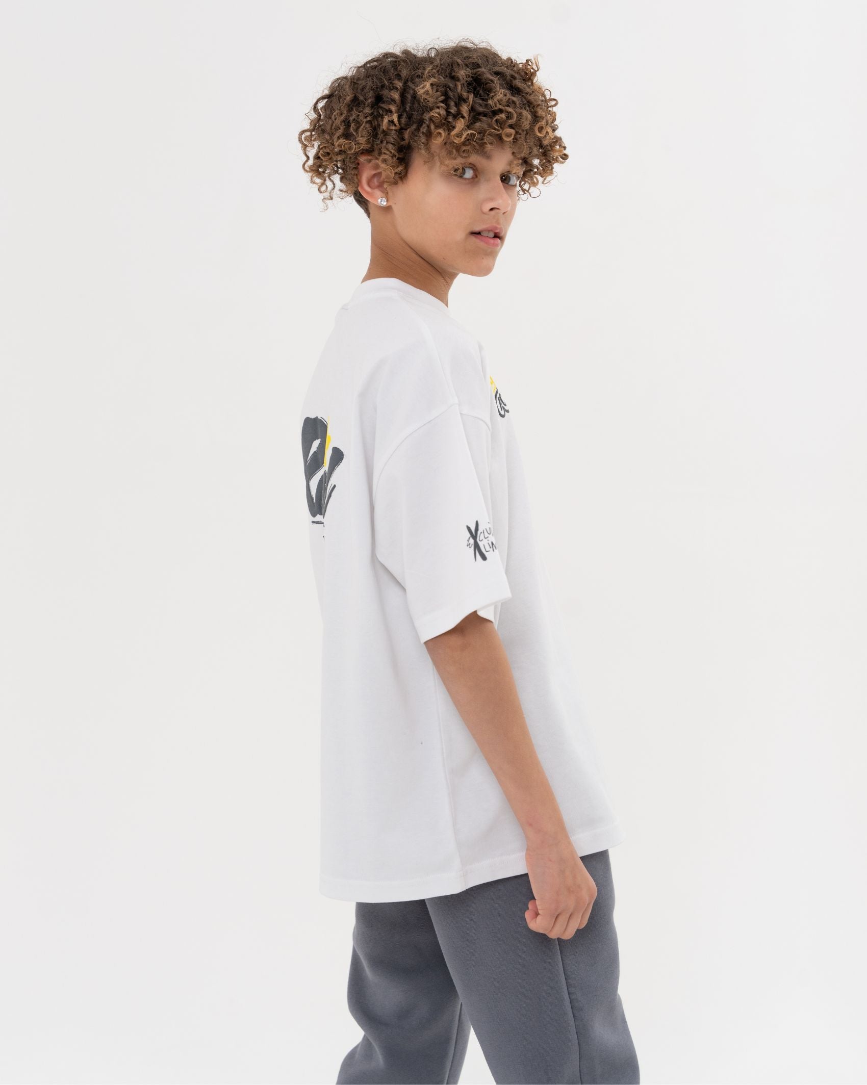 Creators Collection Oversized Tee - White/Grey