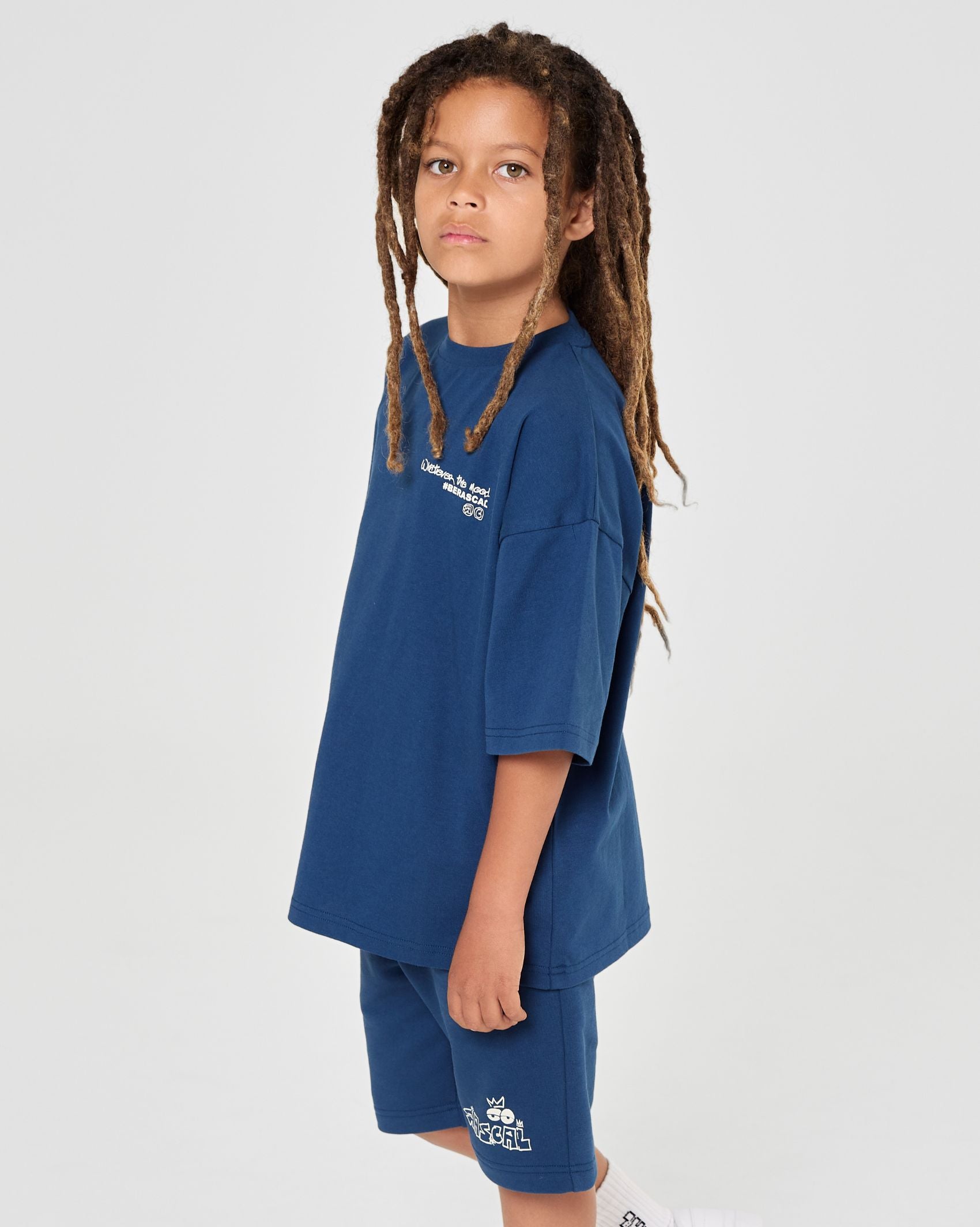 Good Vibes Tee - Midnight Blue