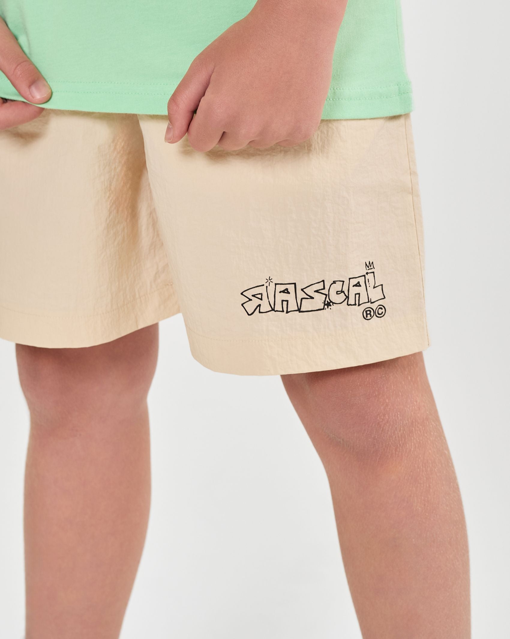 Good Vibes Swim Shorts - Cream
