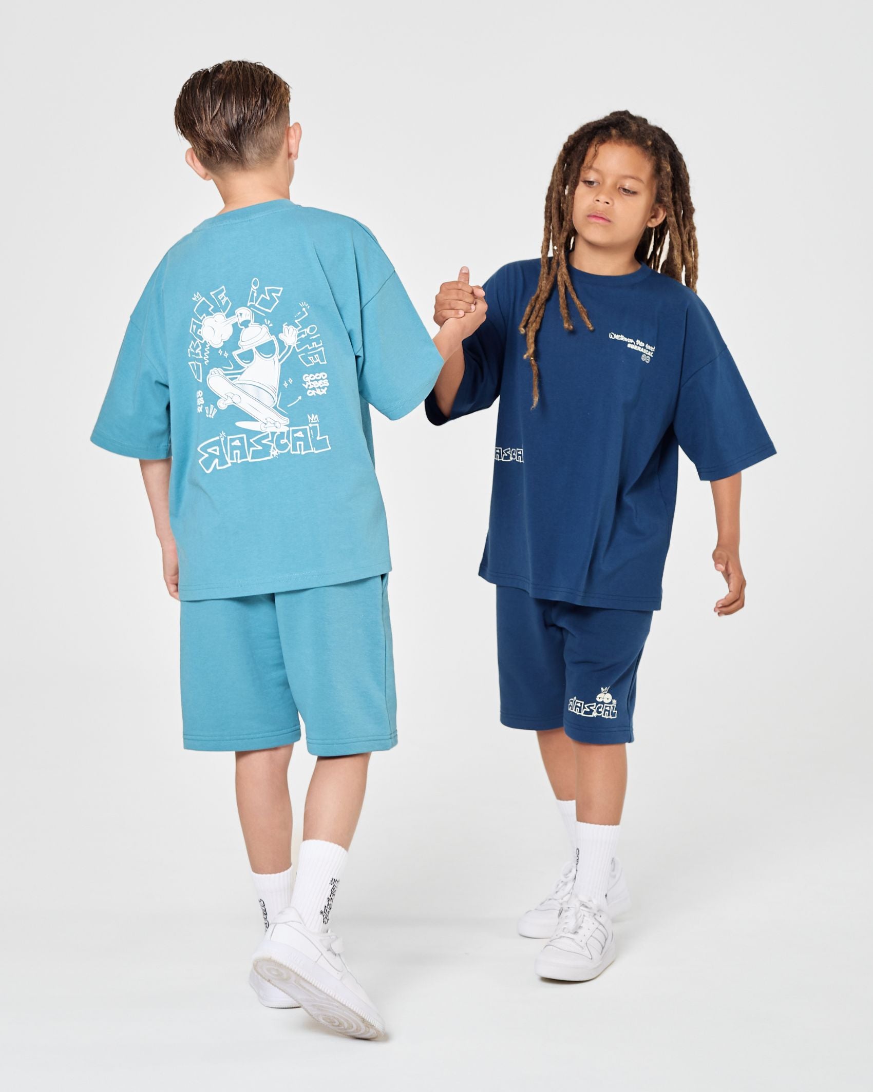 Good Vibes Skate Tee - Blue