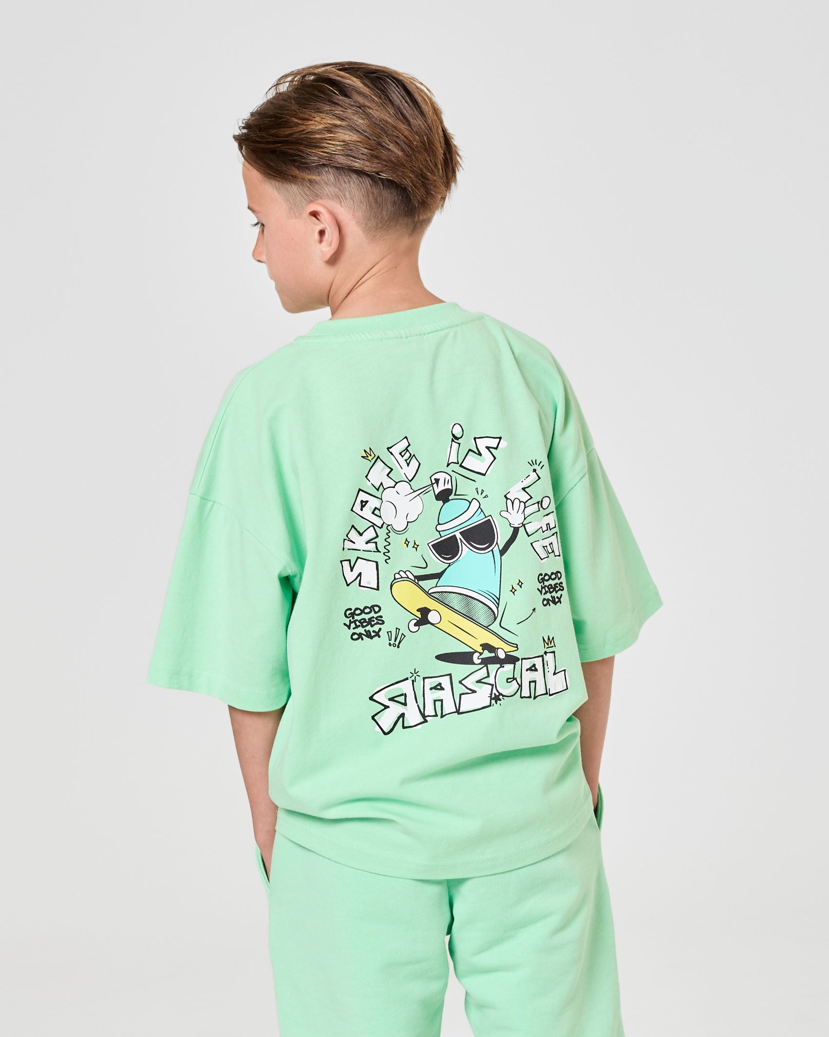 Good Vibes Skate Tee - Green