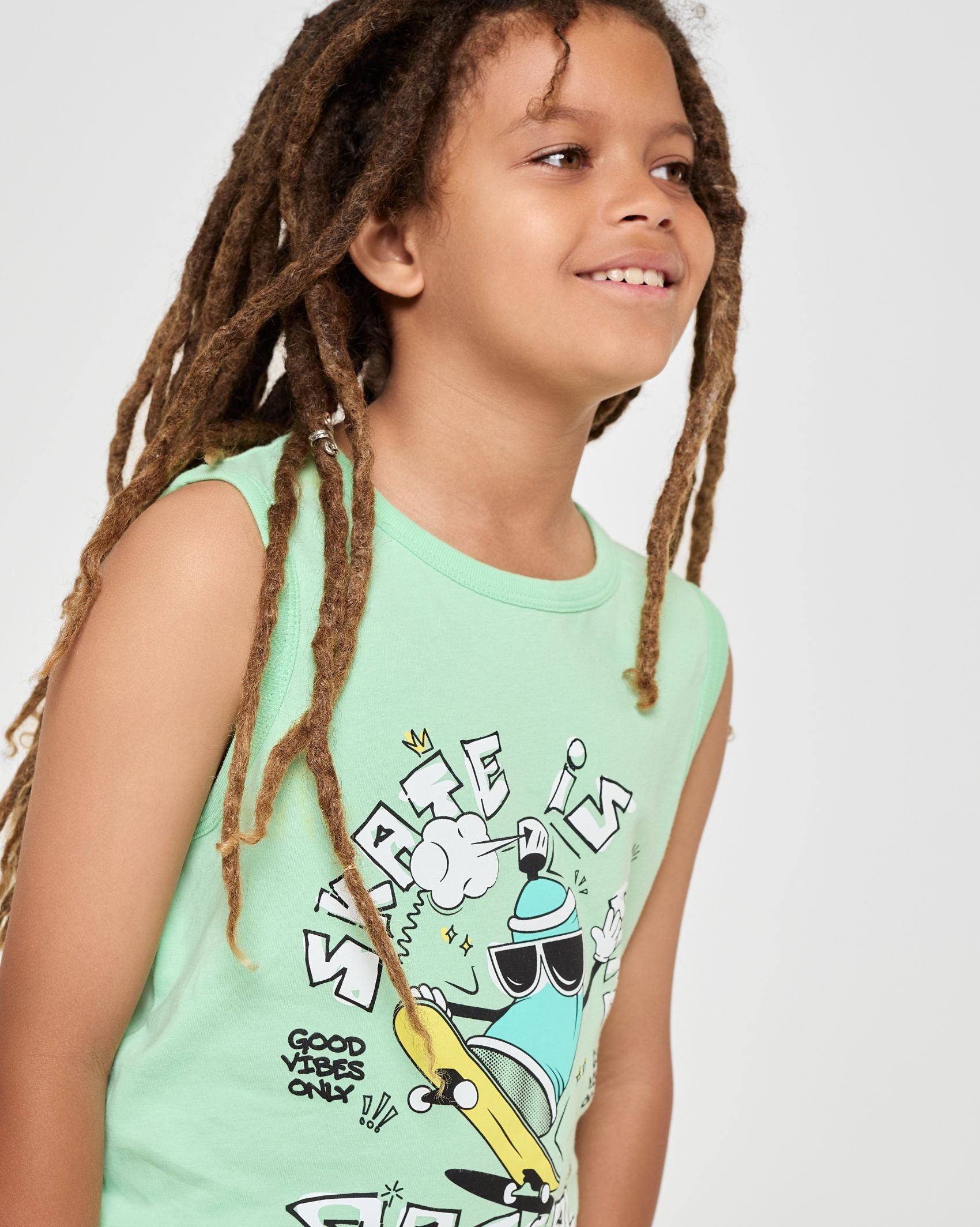 Good Vibes Skate Life Vest - Green