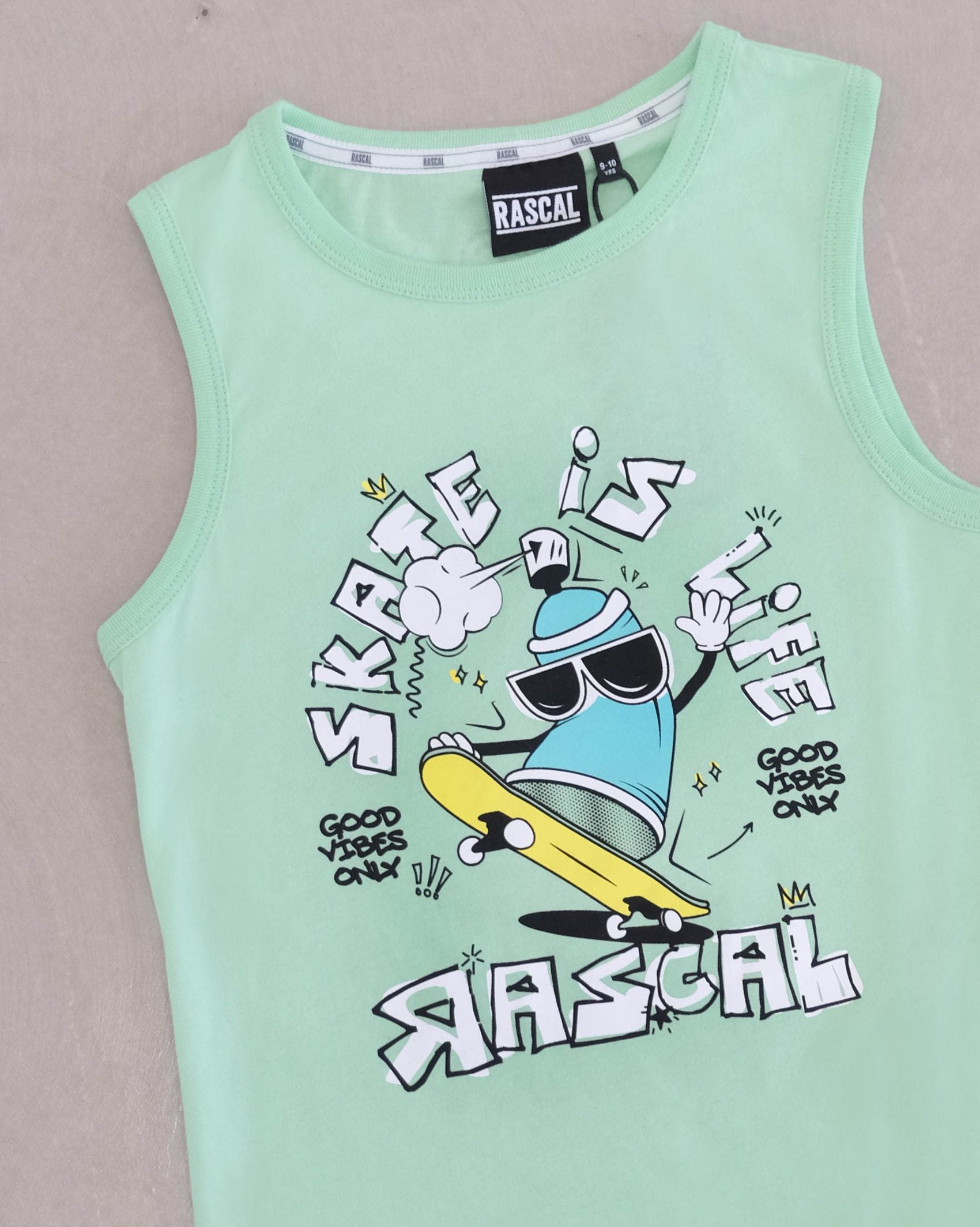 Good Vibes Skate Life Vest - Green