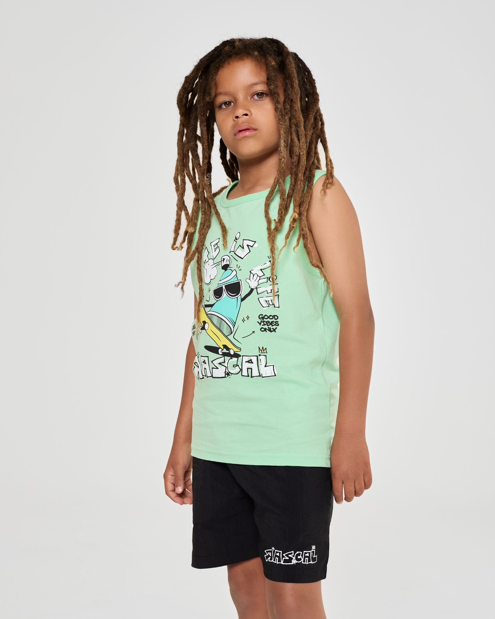 Good Vibes Skate Life Vest - Green