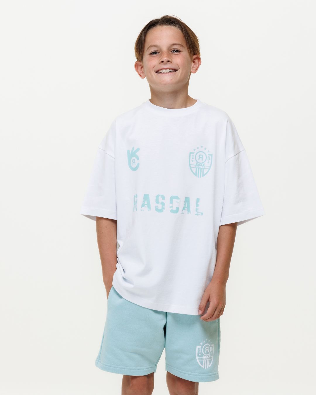 FC Rascal Oversized Tee - White / Haze