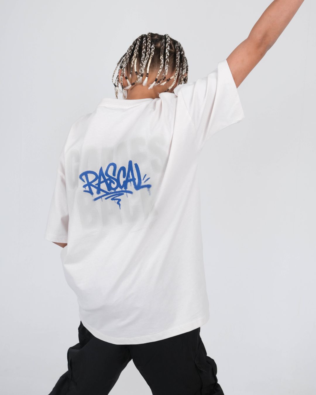 Games Back T Shirt Off White Navy