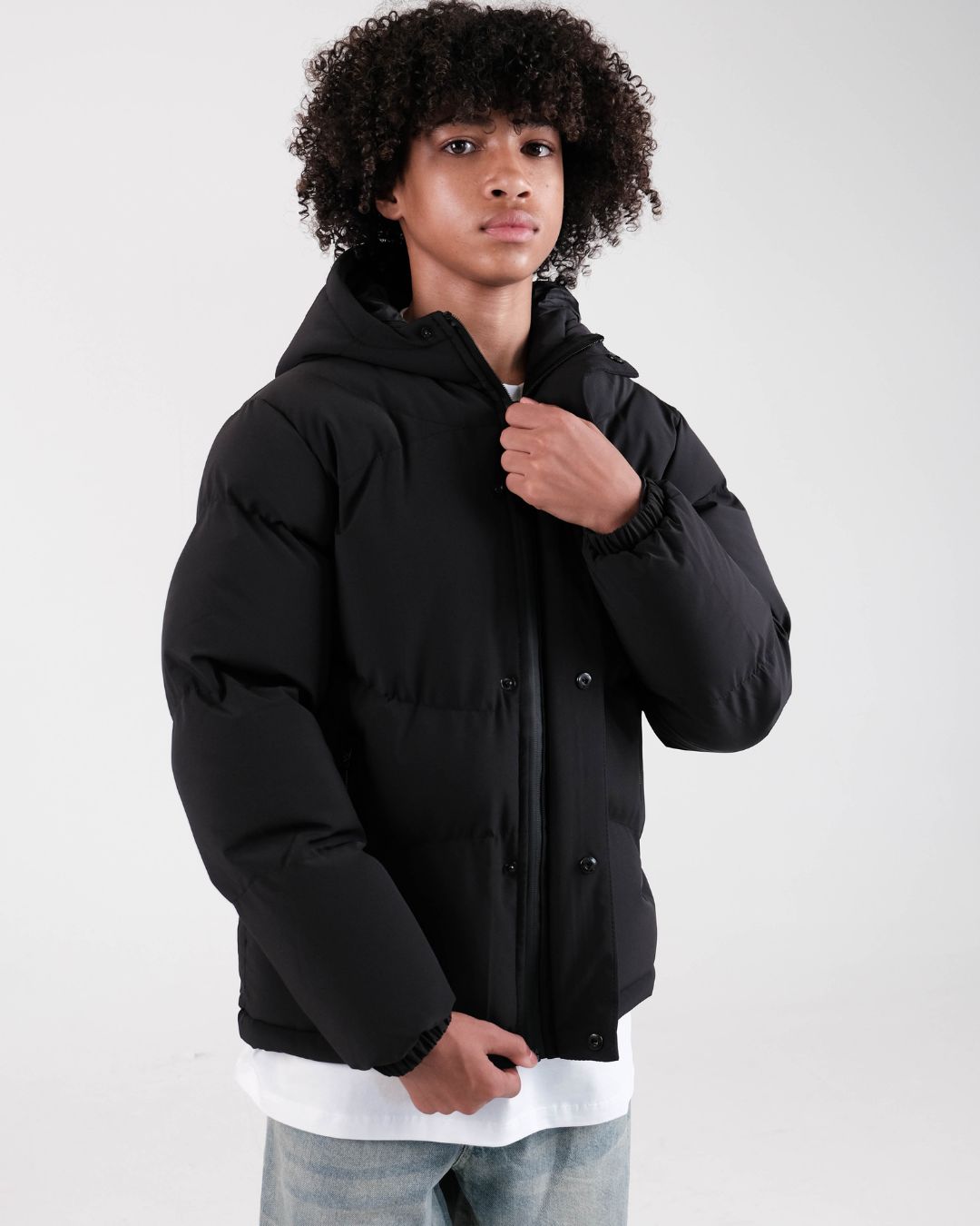 Puffer Jacket - Black