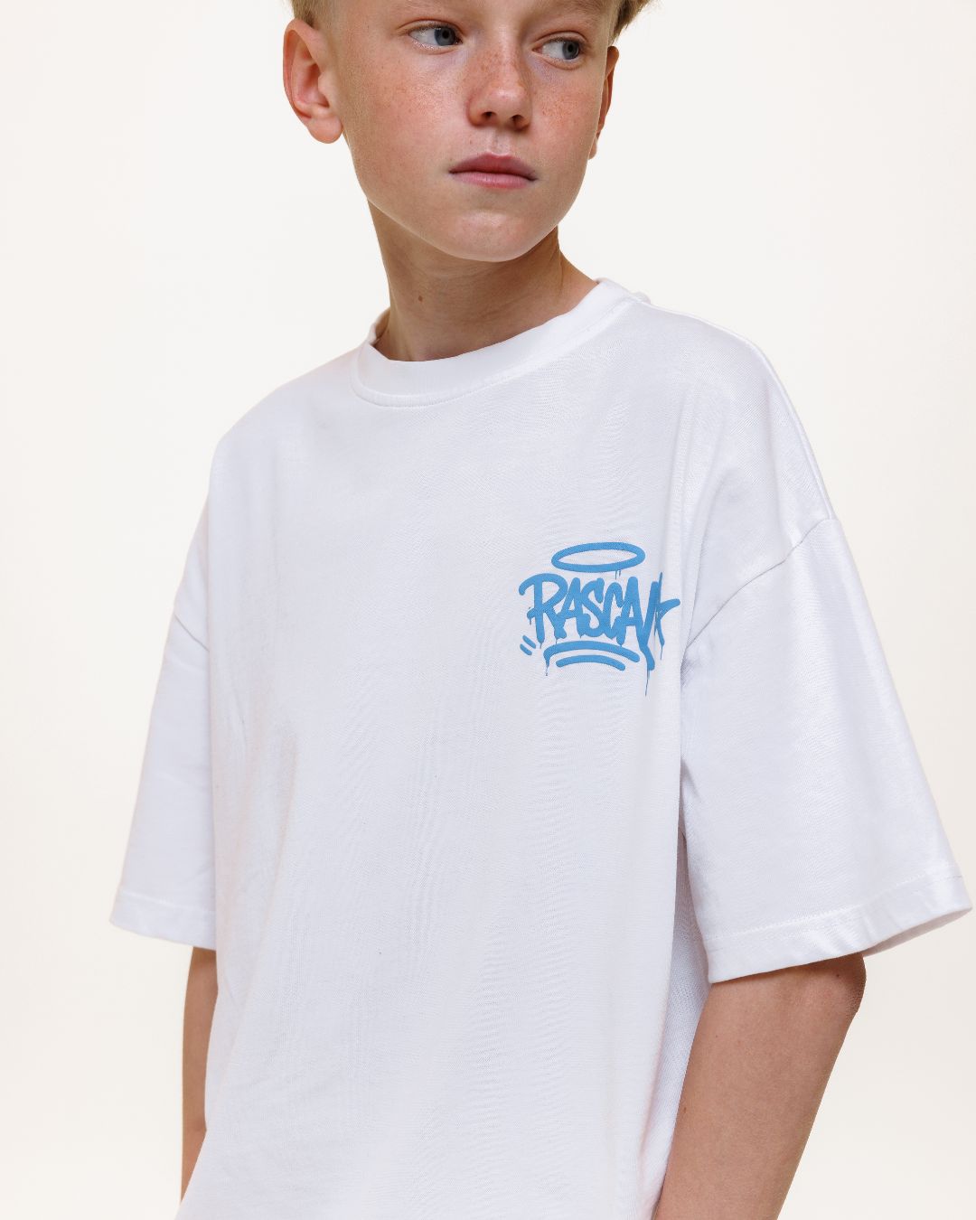 WHO ELSE T-Shirt - White / Blue