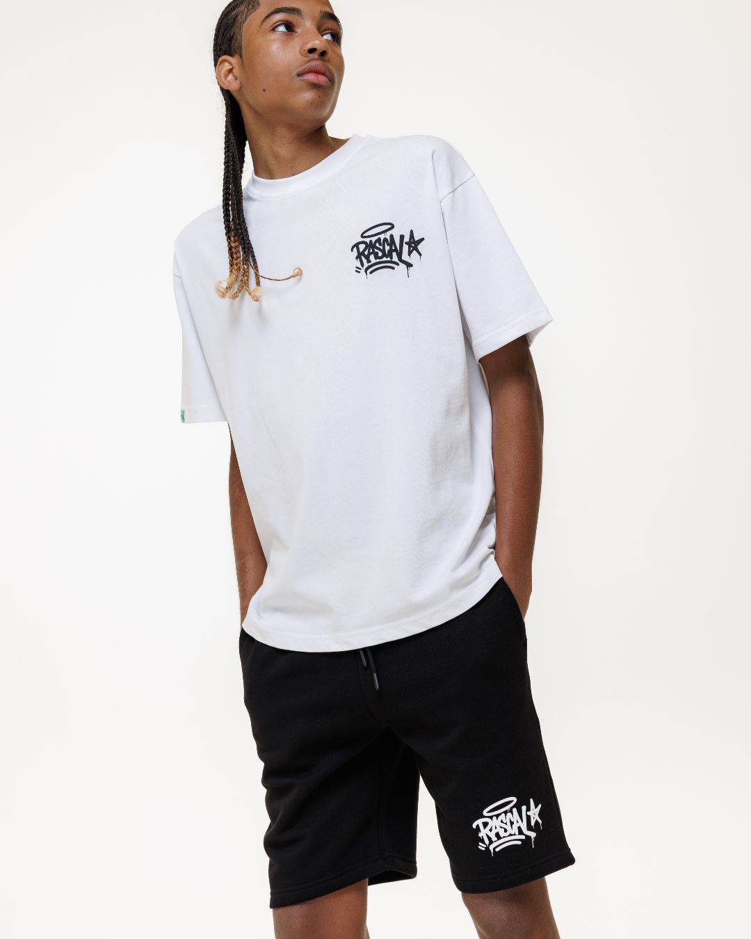 WHO ELSE T-Shirt - White / Black