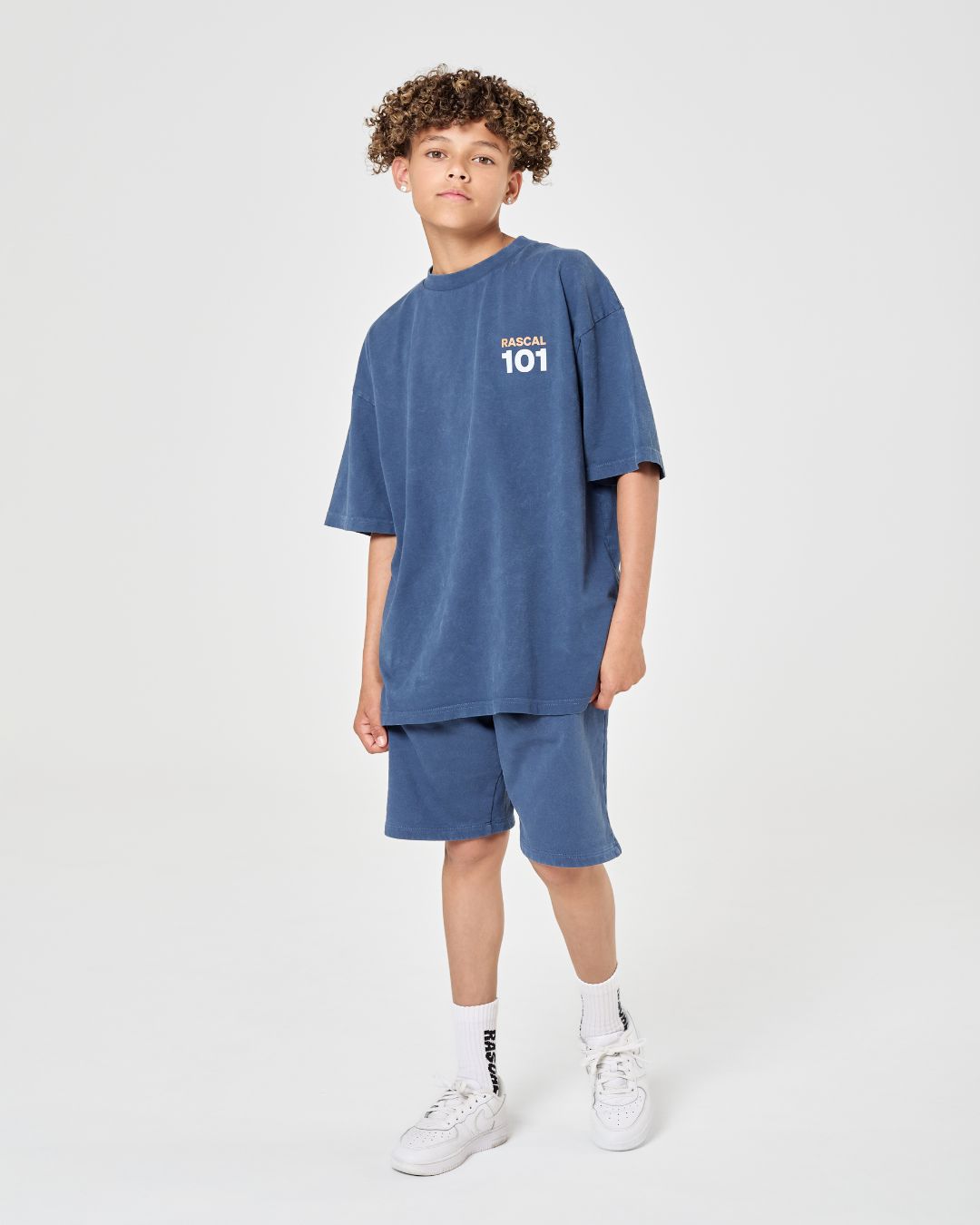 101 Acid Wash Tee - Blue