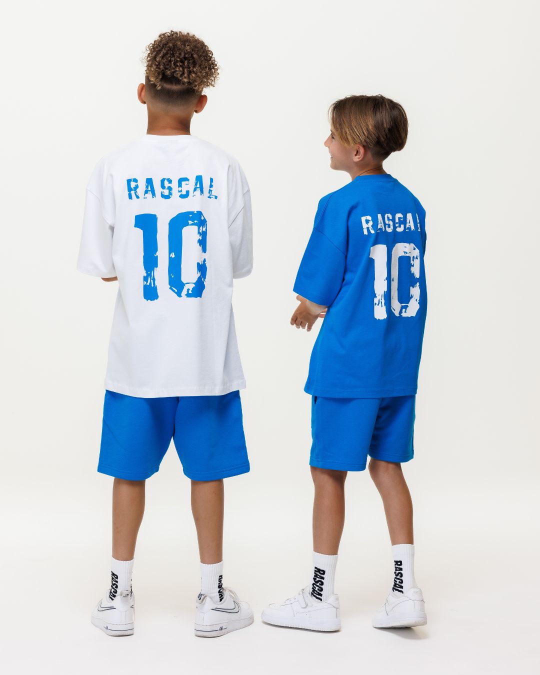 FC Rascal Oversized Tee - White / Bright Blue
