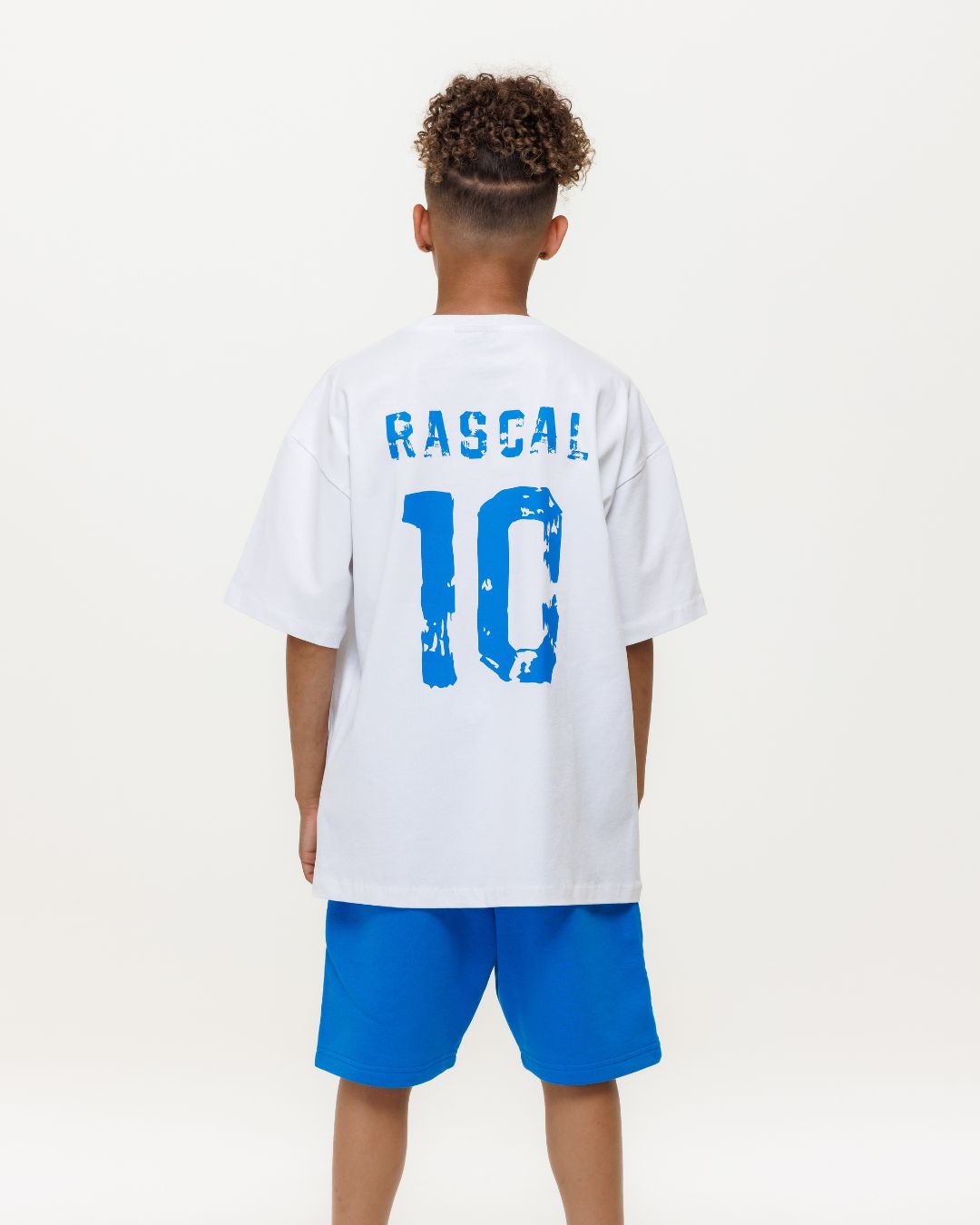 FC Rascal Oversized Tee - White / Bright Blue