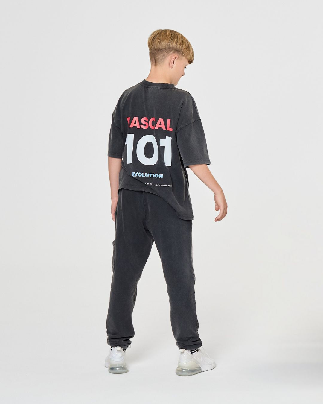 101 Acid Wash Joggers - Charcoal