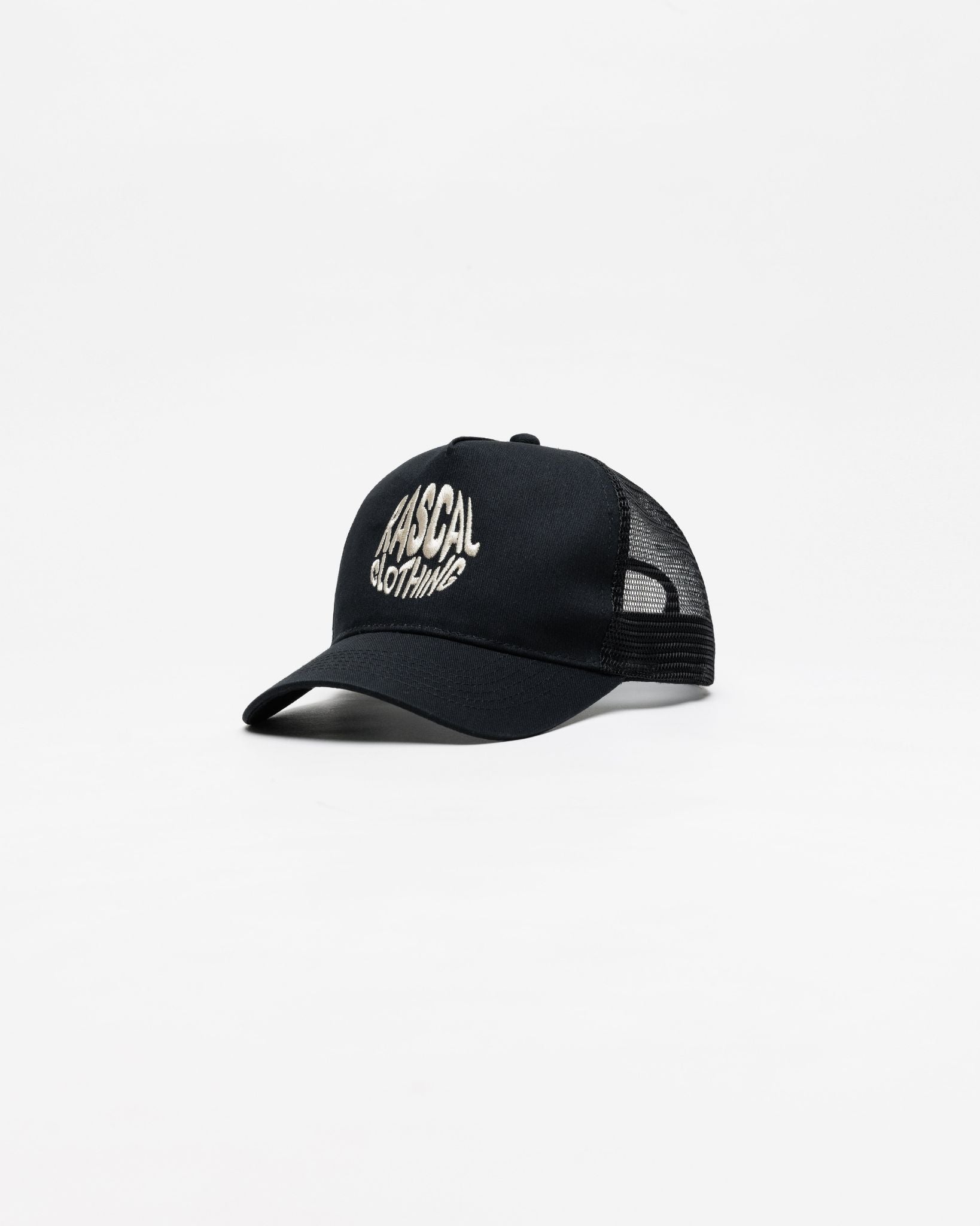 Wave Strike Trucker Cap - Black