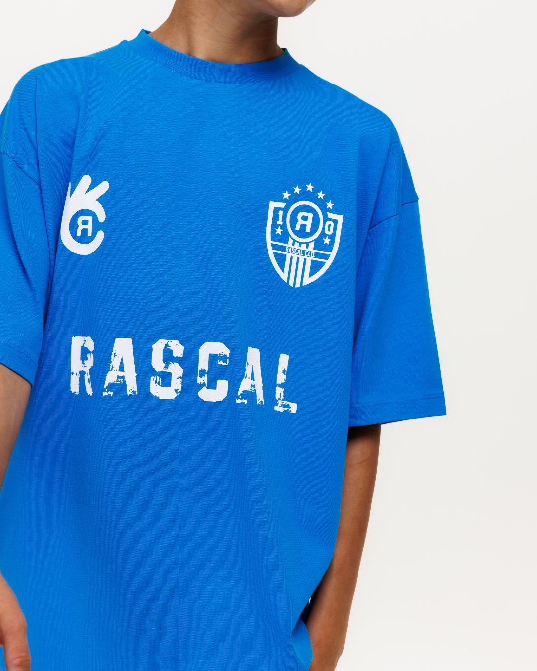 FC Rascal Oversized Tee - Bright Blue