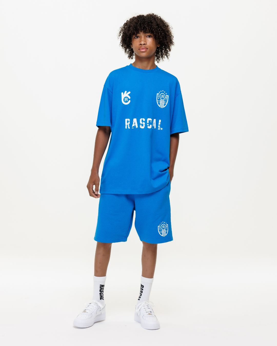 FC Rascal Oversized Tee - Bright Blue