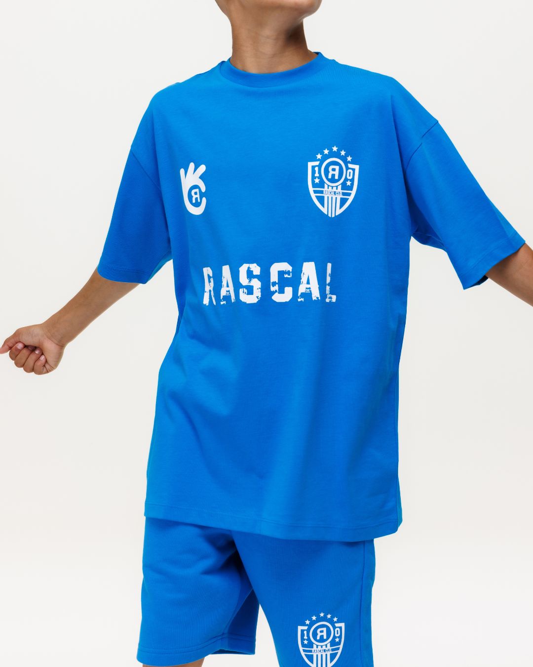 FC Rascal Oversized Tee - Bright Blue