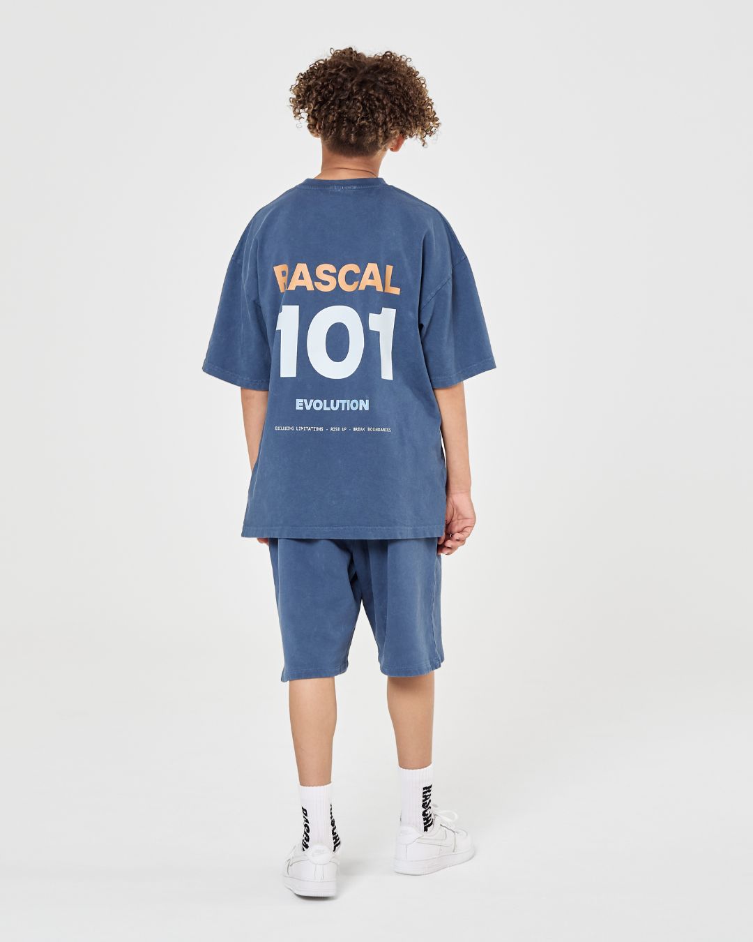 101 Acid Wash Tee - Blue