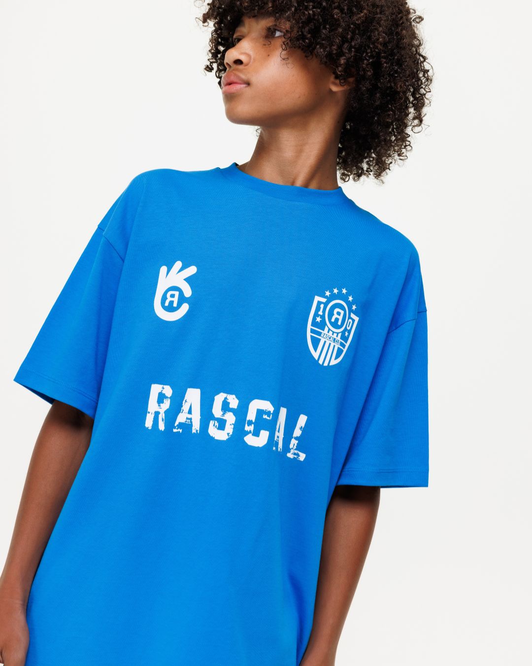 FC Rascal Oversized Tee - Bright Blue