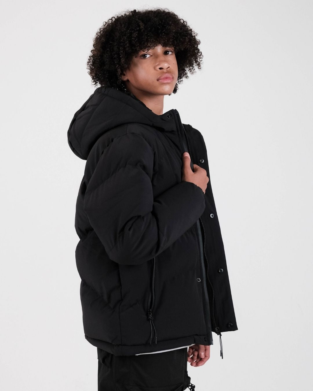 Puffer Jacket - Black
