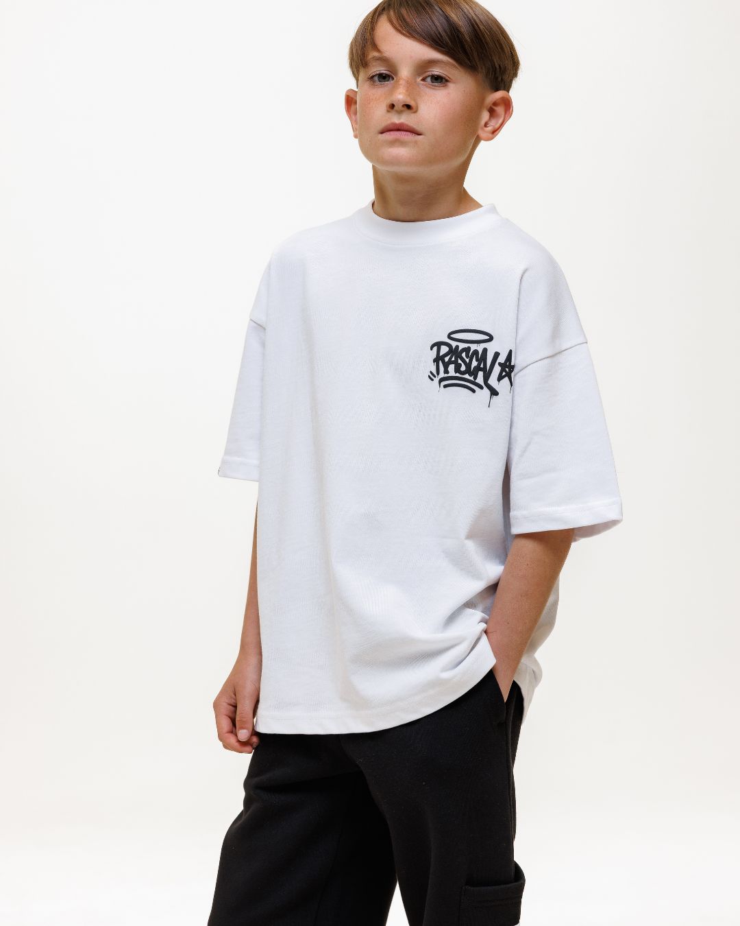 WHO ELSE T-Shirt - White / Black