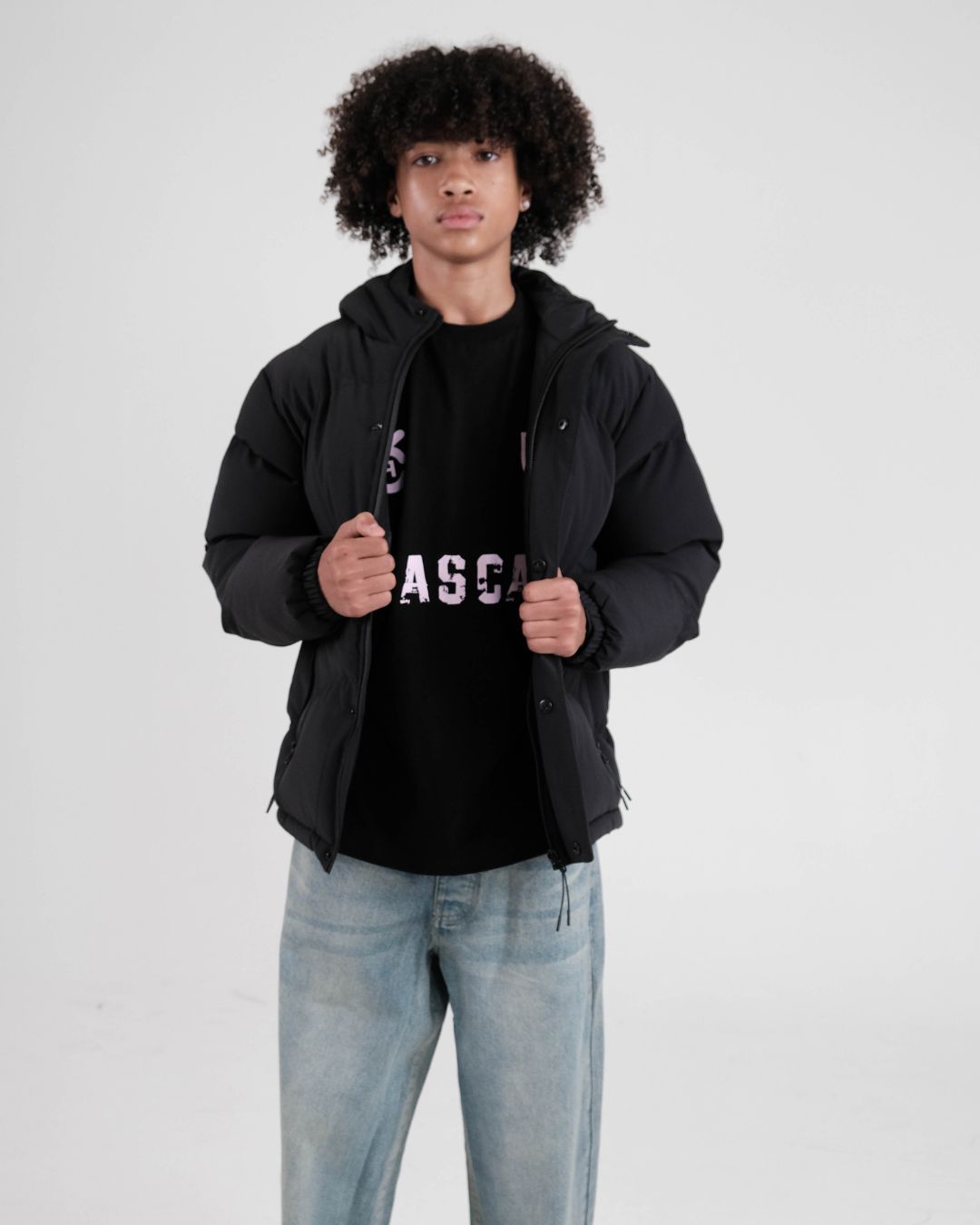 Puffer Jacket - Black