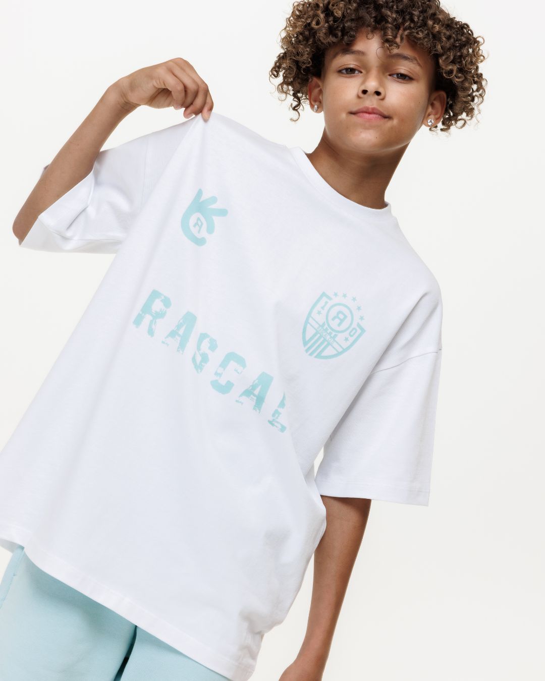 FC Rascal Oversized Tee - White / Haze