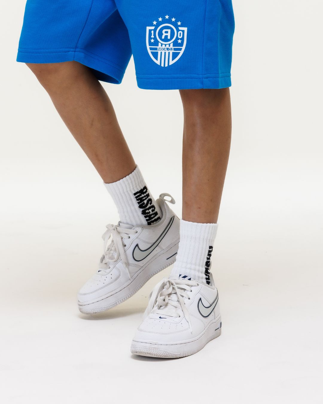 Rascal Logo Socks - White 3 Pack