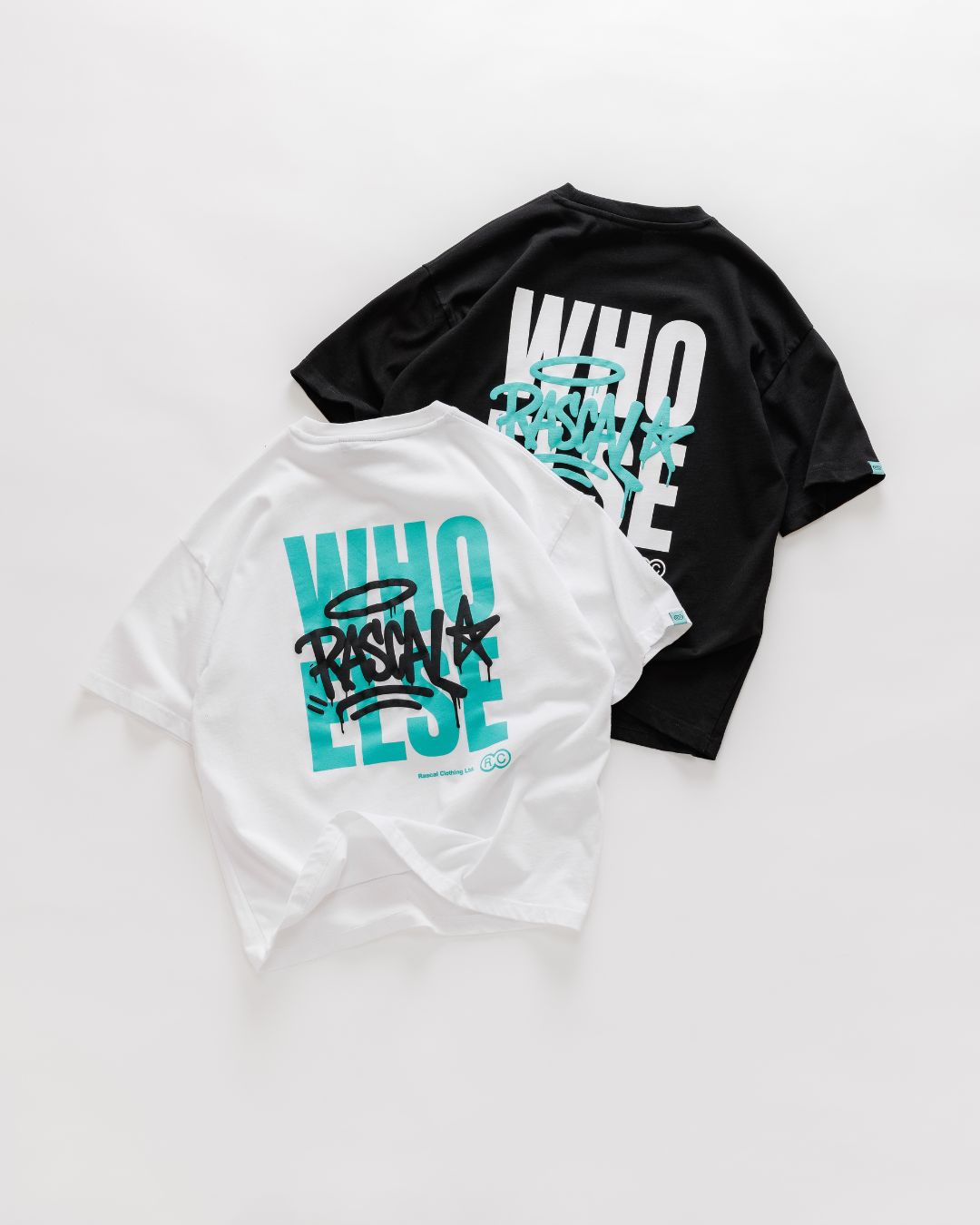 WHO ELSE T-Shirt - White / Black