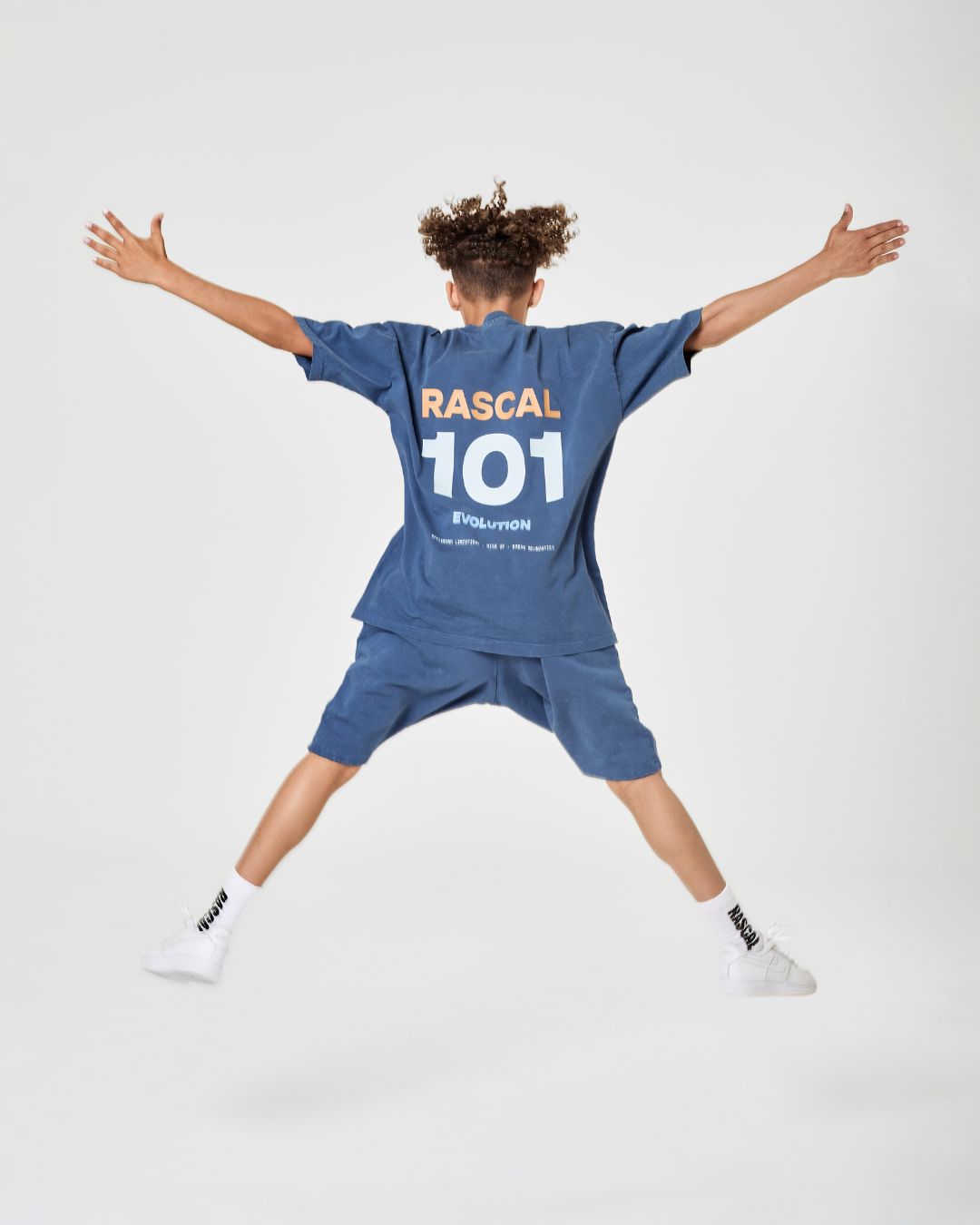 101 Acid Wash Tee - Blue