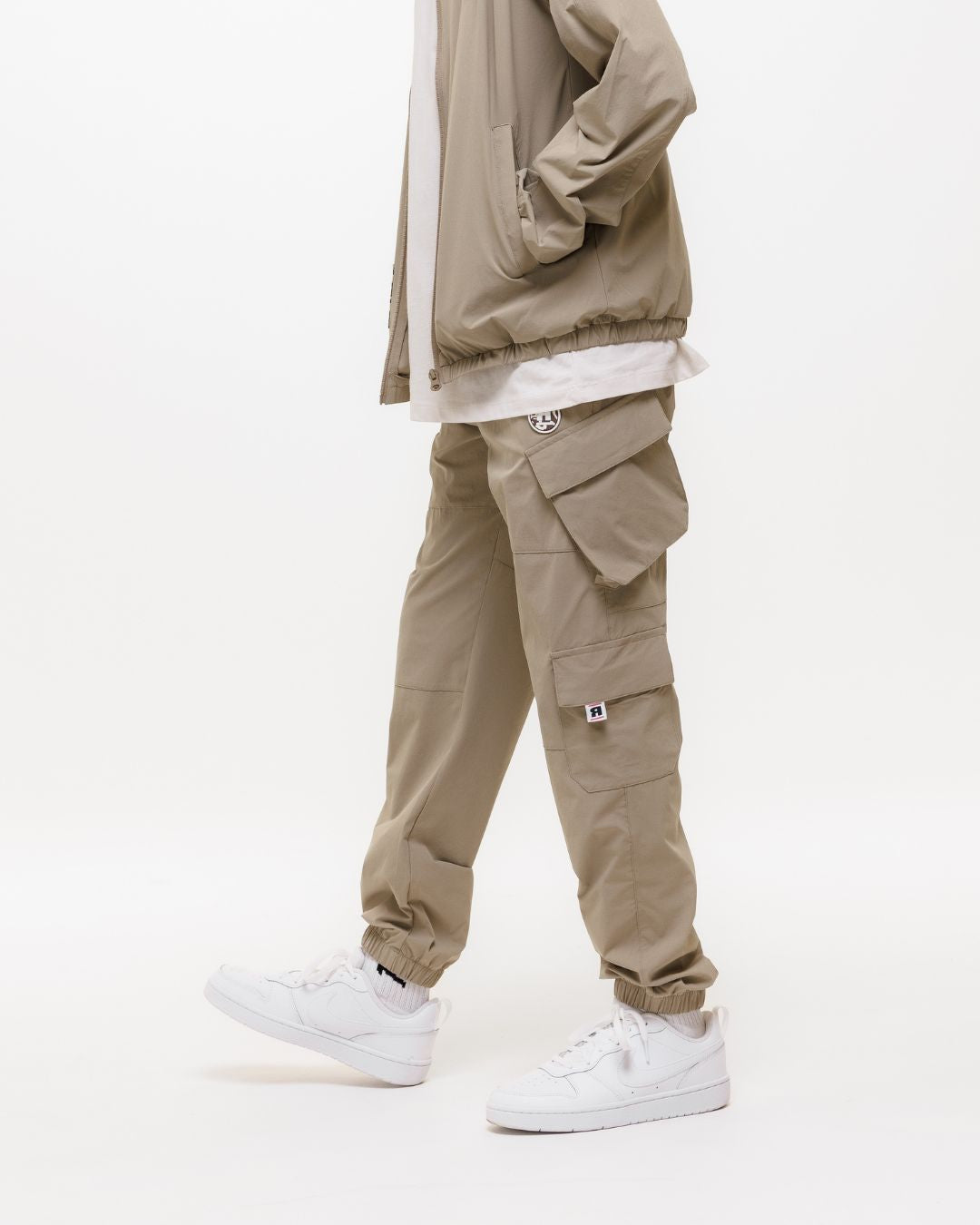 Rascal Next Gen Junior Khaki Cargos side view with pockets