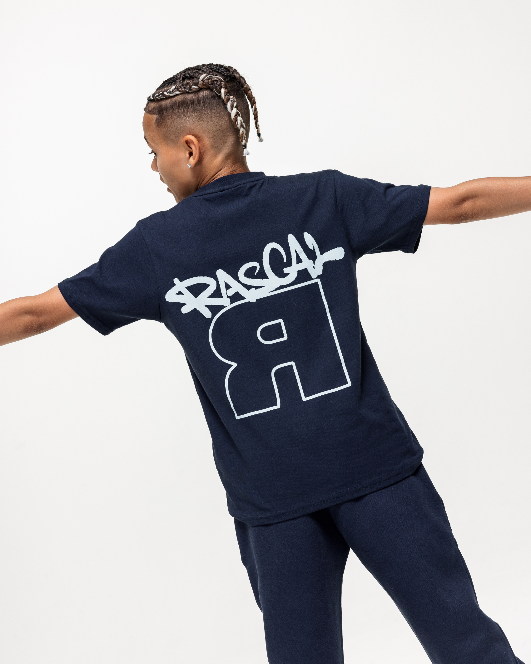 Flip Tee - Navy Blue