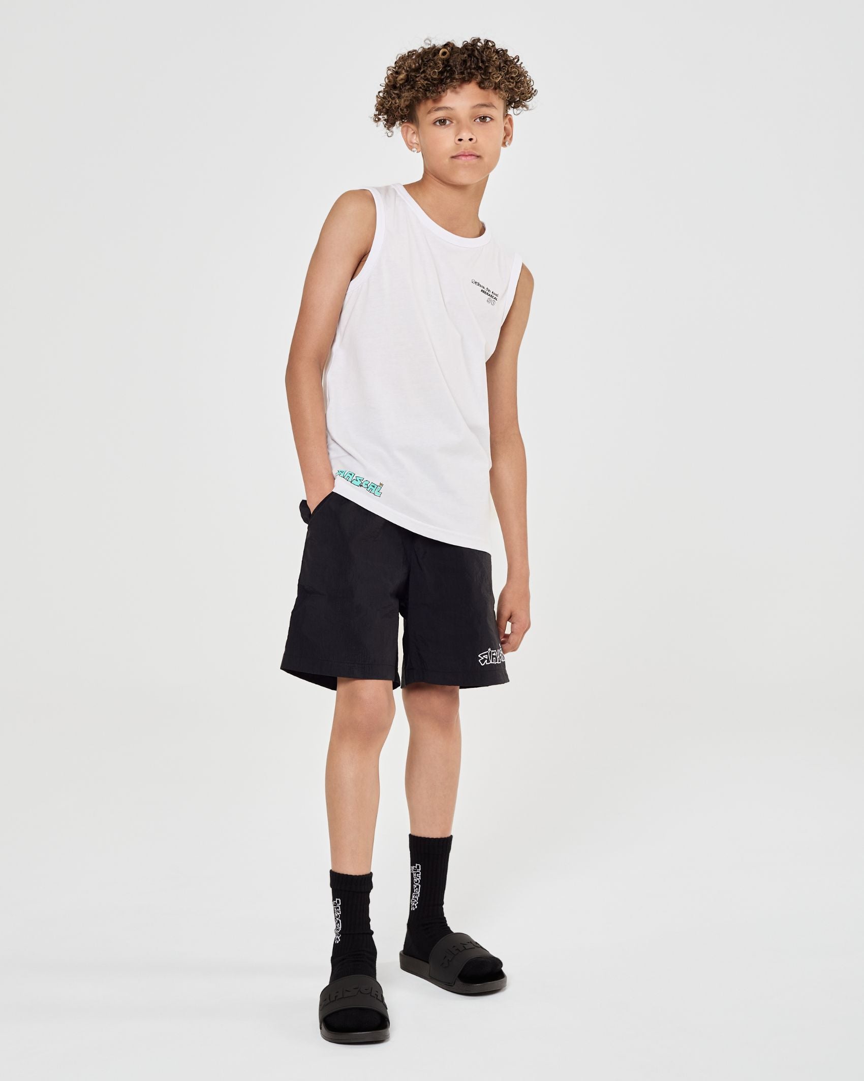 Good Vibes Swim Shorts - Black