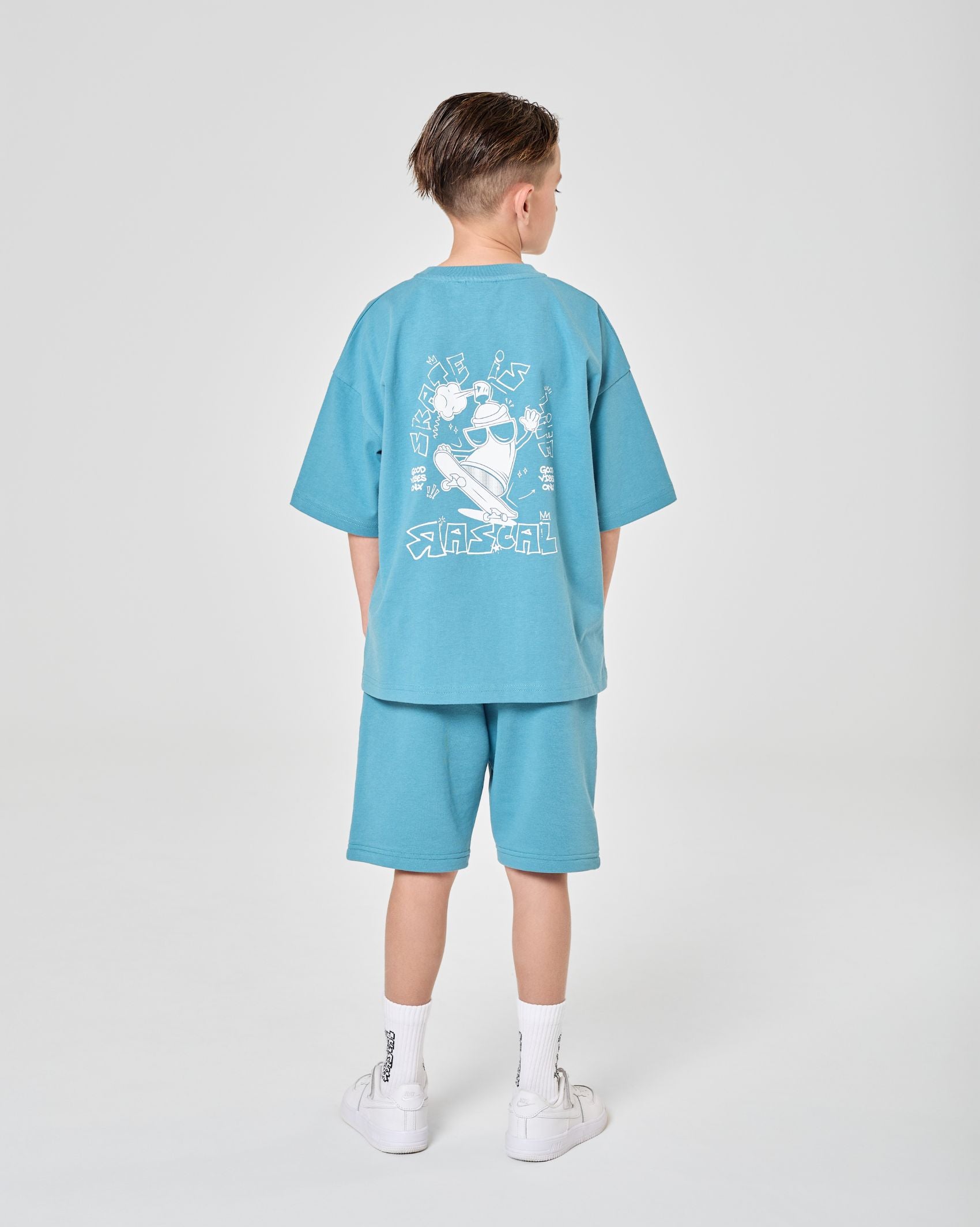 Good Vibes Skate Tee - Blue