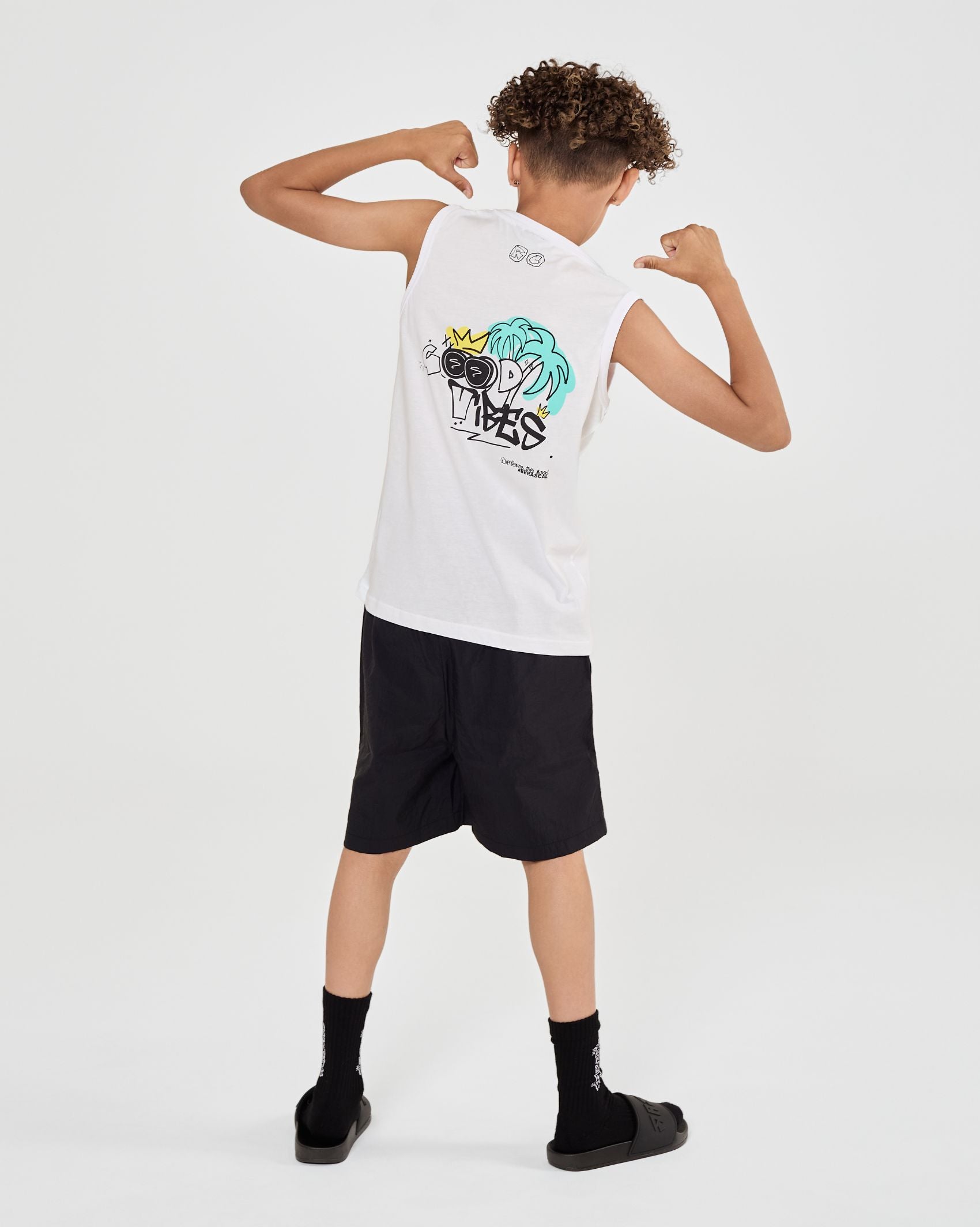 Good Vibes Vest - White