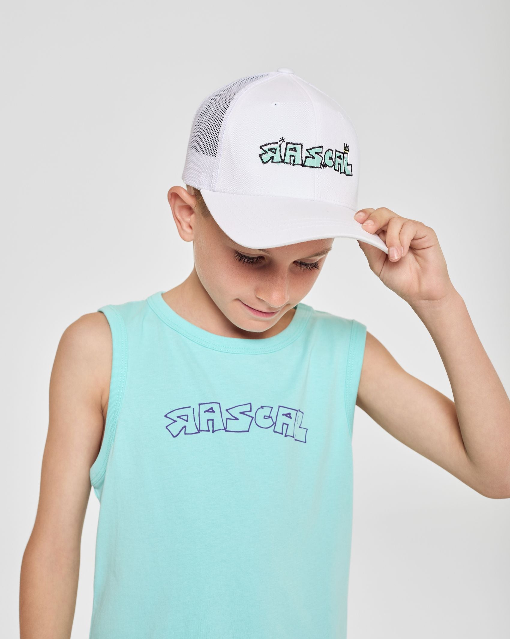 Rascal White Junior Cap