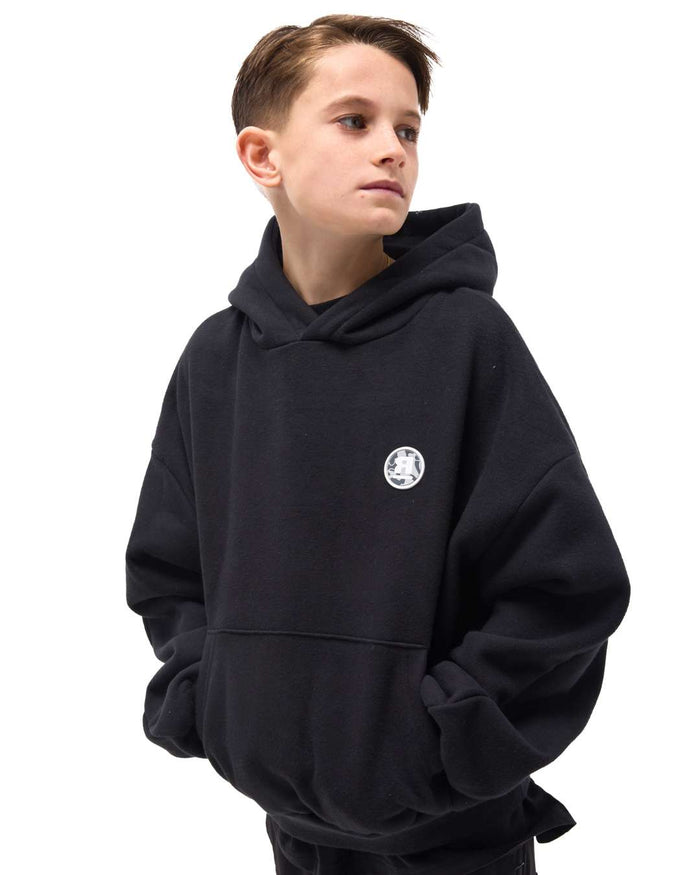 Rascal Kids Black Oversized Hoodie - Next Gen