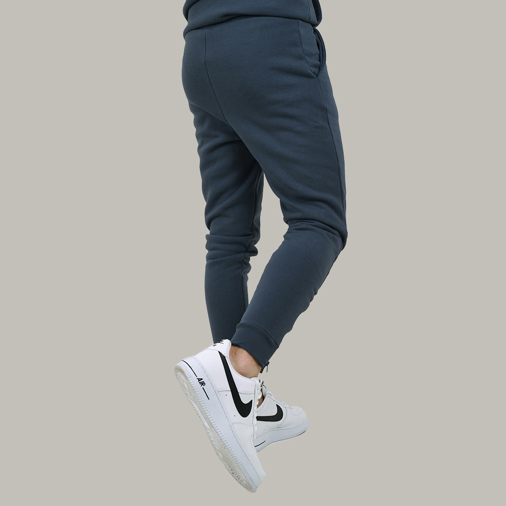 Mens Essential Jogger | Charcoal Lime