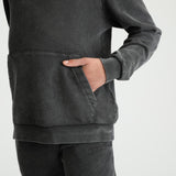 Juniors Garment Dyed OH Hood | Black