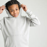 Boys Garment Dyed OH Hood | Light Grey