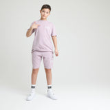 Juniors Garment Dye Pocket Tee | Dusty Pink