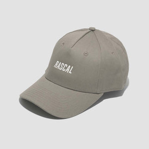 Rascal Italic Logo Embroidered Cap | Light Grey